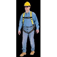 MSA (Mine Safety Appliances Co) 10072488 MSA X-Large Workman Vest Style Harness WIth Quik-Fit Chest Strap, Tongue Leg Buckles An